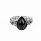 Rainbow Raindrops - Black - Paparazzi Ring Image