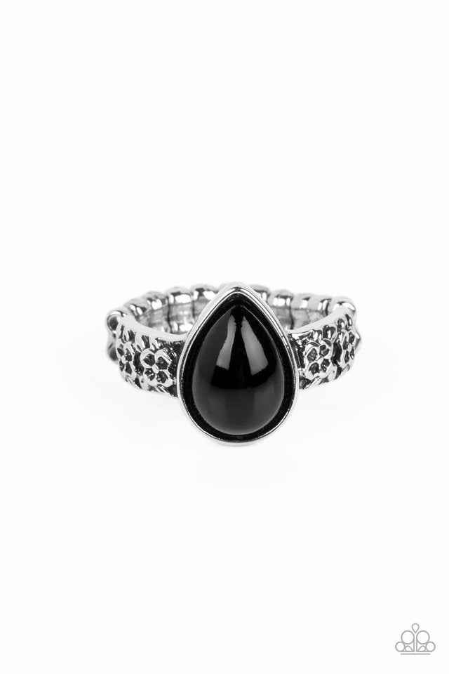 Rainbow Raindrops - Black - Paparazzi Ring Image