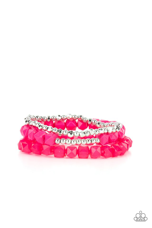 Vacay Vagabond - Pink - Paparazzi Bracelet Image