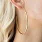 ​Mega Metro - Gold - Paparazzi Earring Image