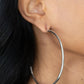 Mega Metro - Silver - Paparazzi Earring Image