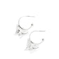 Butterfly Freestyle - Silver - Paparazzi Earring Image