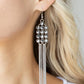 ​Tasteful Tassel - Silver - Paparazzi Earring Image