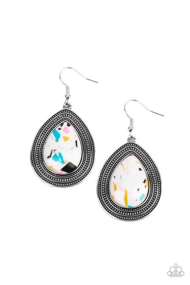 Terrazzo Tundra - Multi - Paparazzi Earring Image