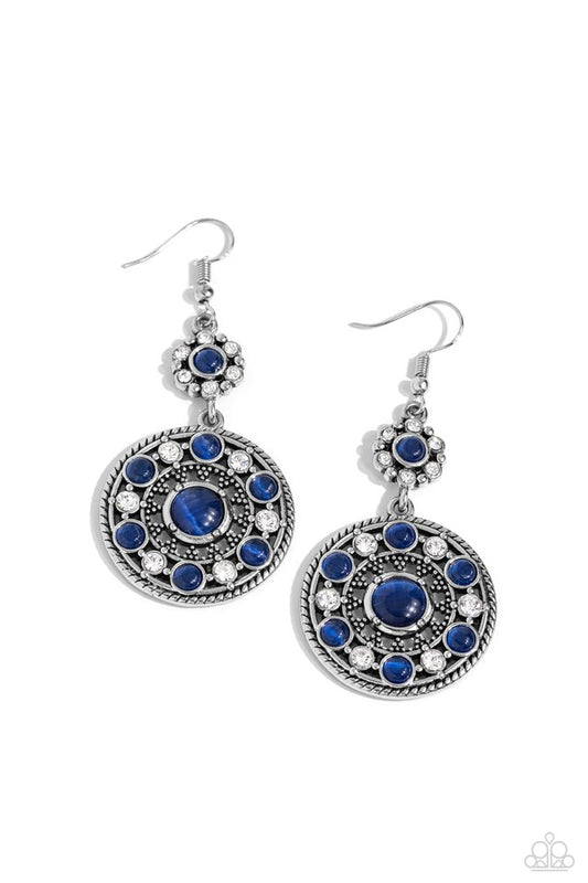 ​Party at My PALACE - Blue - Paparazzi Earring Image