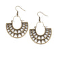 ​Solar Surge - Brass - Paparazzi Earring Image