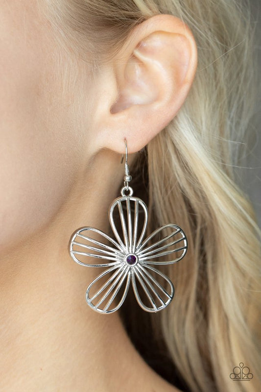 Meadow Musical - Purple - Paparazzi Earring Image