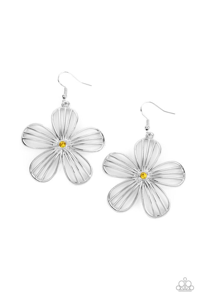 ​Meadow Musical - Yellow - Paparazzi Earring Image