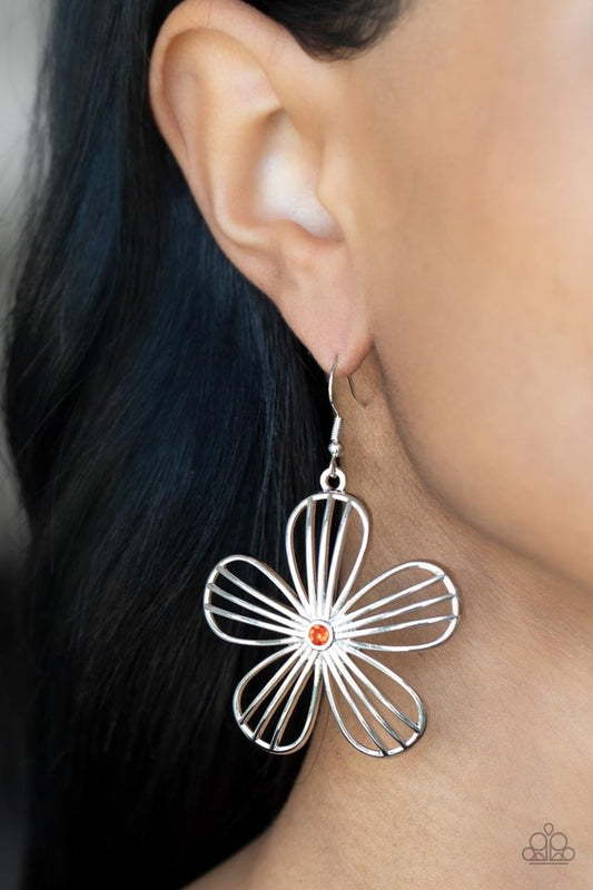 ​Meadow Musical - Orange - Paparazzi Earring Image