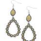 ​Farmhouse Fashion Show - Yellow - Paparazzi Earring Image