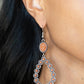 Farmhouse Fashion Show - Orange - Paparazzi Earring Image