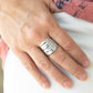 ​Easily Swayed - Silver - Paparazzi Ring Image