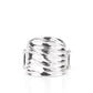 ​Easily Swayed - Silver - Paparazzi Ring Image