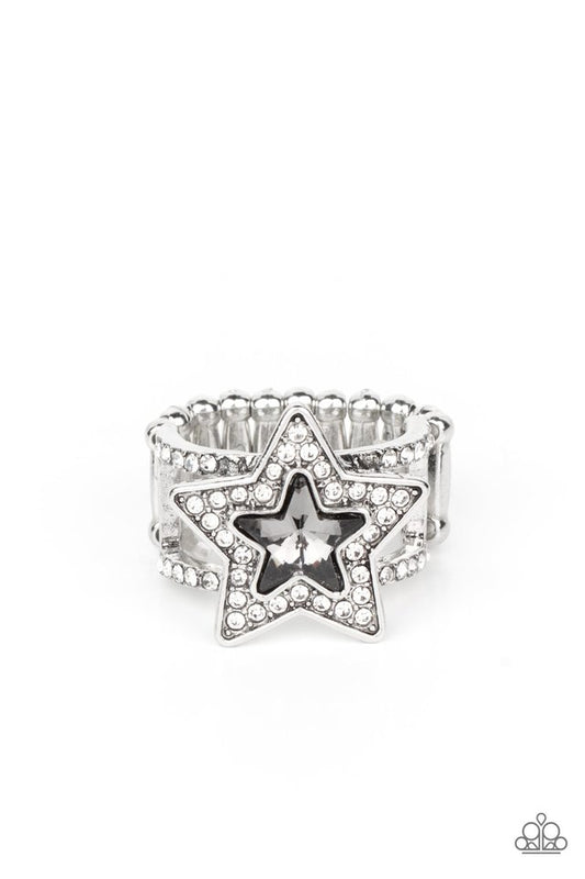 One Nation Under Sparkle - Silver - Paparazzi Ring Image