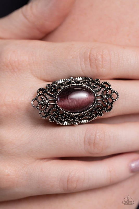 ​Once Upon a Meadow - Purple - Paparazzi Ring Image