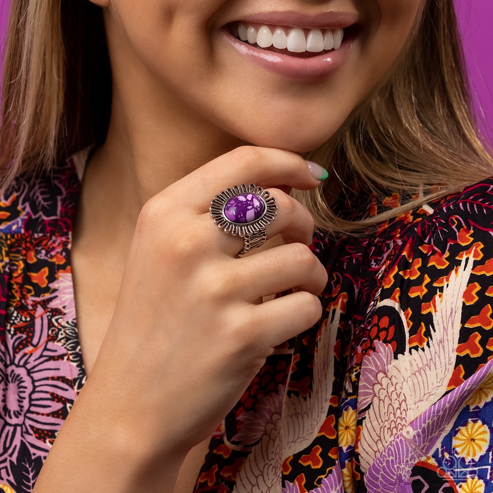 ​Anasazi Arbor - Purple - Paparazzi Ring Image