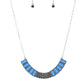 ​Coup de MANE - Blue - Paparazzi Necklace Image