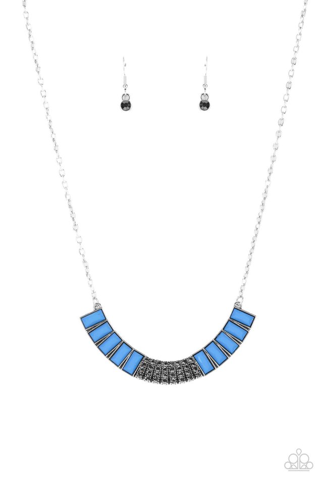 ​Coup de MANE - Blue - Paparazzi Necklace Image