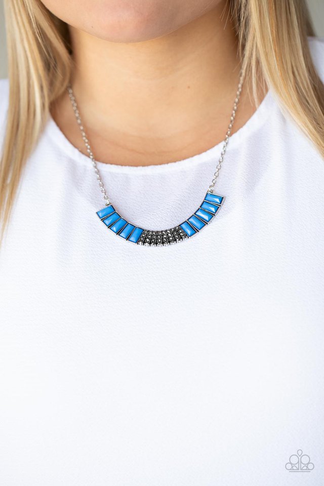 ​Coup de MANE - Blue - Paparazzi Necklace Image