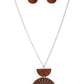 ​Homespun Stylist - Brown - Paparazzi Necklace Image