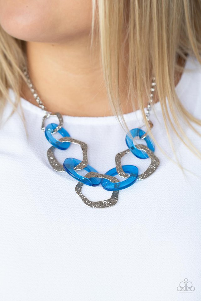 Urban Circus - Blue - Paparazzi Necklace Image