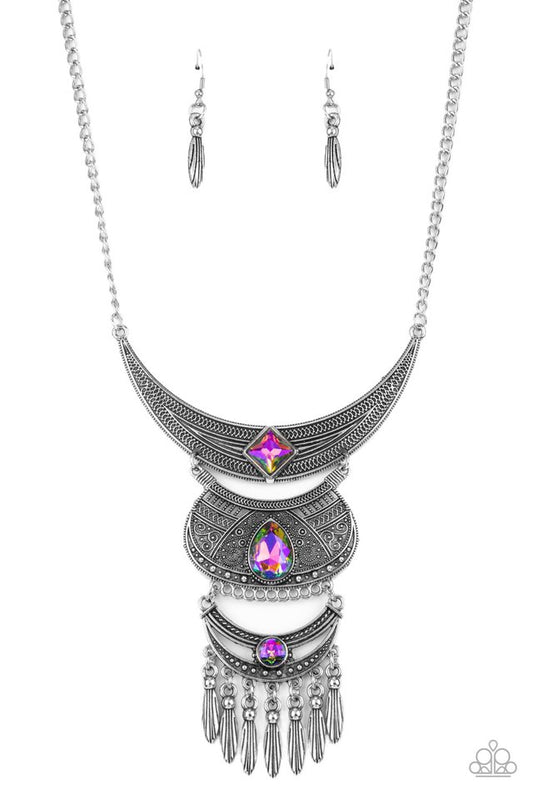 ​Lunar Enchantment - Multi - Paparazzi Necklace Image