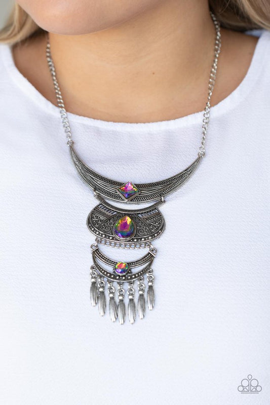 ​Lunar Enchantment - Multi - Paparazzi Necklace Image