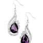 Dancefloor Diva - Purple - Paparazzi Earring Image