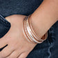 Trophy Texture - Rose Gold - Paparazzi Bracelet Image