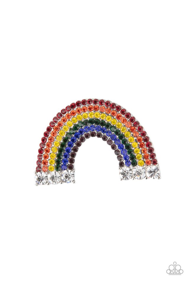 Somewhere Over The RHINESTONE Rainbow - Multi - Paparazzi Hair Accessories Image