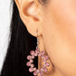 Champagne Bubbles - Pink - Paparazzi Earring Image