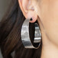 Curve Crushin - Silver - Paparazzi Earring Image