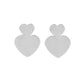 Heart-Racing Refinement - Silver - Paparazzi Earring Image