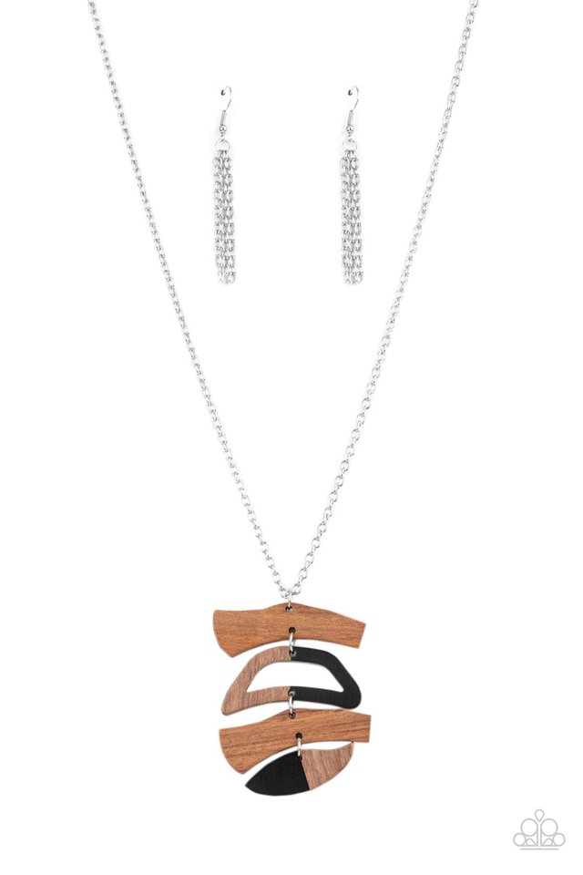 Jay King Black Chalcedony and Abalone Shell Reversible Necklace - 21809821  | HSN