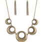 ​Solar Cycle - Brass - Paparazzi Necklace Image