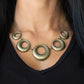 ​Solar Cycle - Brass - Paparazzi Necklace Image