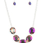 Cosmic Closeup - Purple - Paparazzi Necklace Image