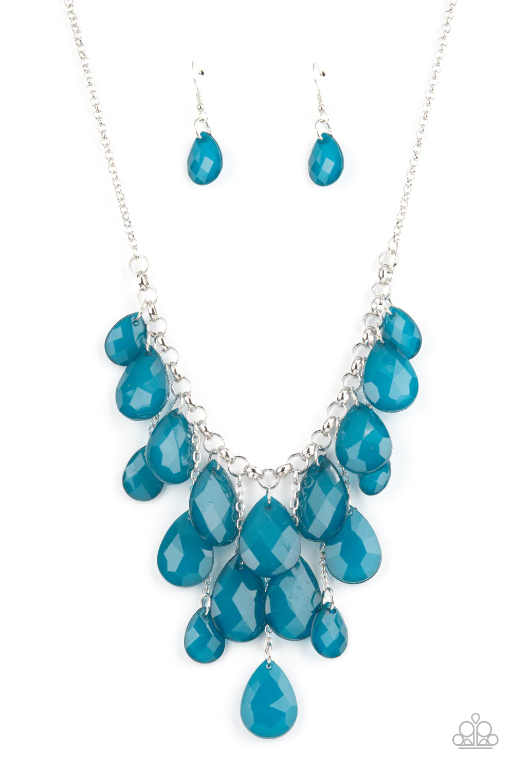 Collar Paparazzi ~ Front Row Extravagancia - Azul