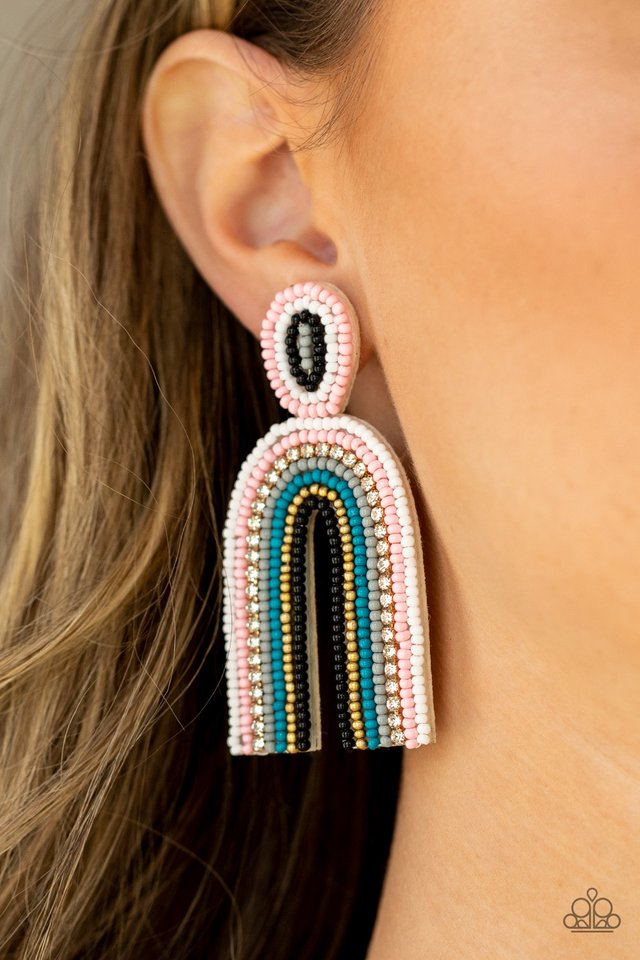 ​Rainbow Remedy - Multi - Paparazzi Earring Image