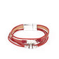 Pulsera Paparazzi ~ Tahoe Tourist - Rojo