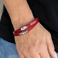 Pulsera Paparazzi ~ Tahoe Tourist - Rojo