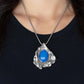 ​Amazon Amulet - Blue - Paparazzi Necklace Image