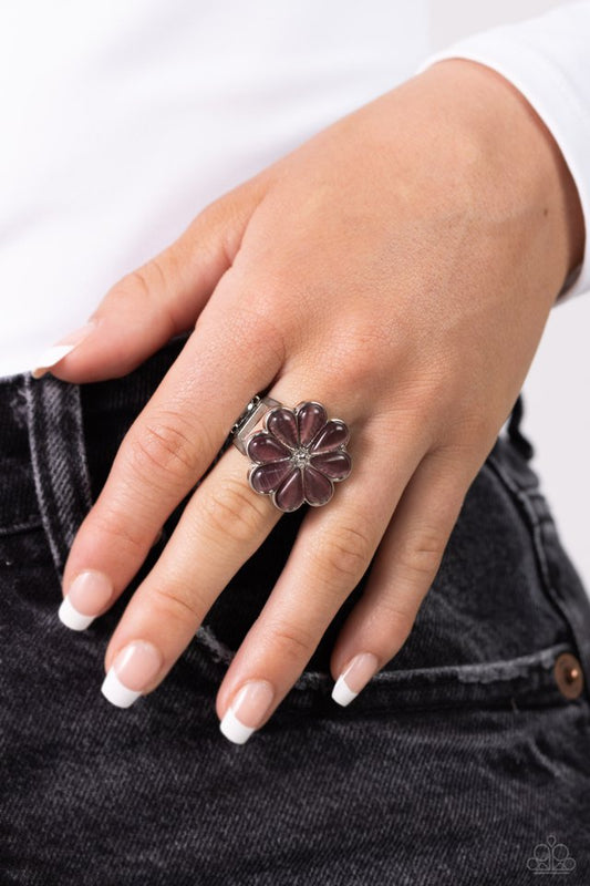 ​Gemstone Garden - Purple - Paparazzi Ring Image