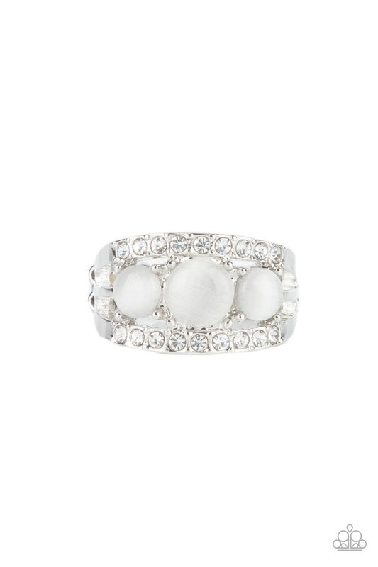 ​Majestically Mythic - White - Paparazzi Ring Image