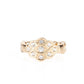 ​Floral Frou-Frou - Gold - Paparazzi Ring Image