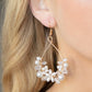 Marina Banquet - Gold - Paparazzi Earring Image