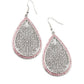 Fleur de Fantasy - Pink - Paparazzi Earring Image