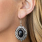 ​Mesa Garden - Black - Paparazzi Earring Image