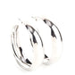 ​Flat Out Flawless - Silver - Paparazzi Earring Image