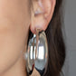 ​Flat Out Flawless - Silver - Paparazzi Earring Image